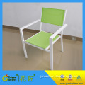 promotional outdoor dining aluminium chair